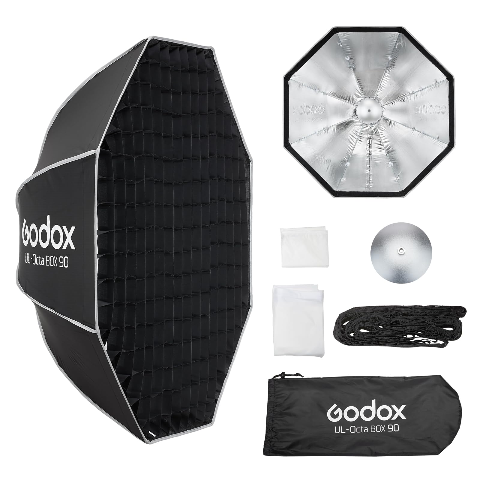 Amazon | Godox UL-Octa Box 90cm ソフトボックス 八角形 クイック